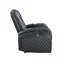  Fauteuil inclinable électrique 1 place 35 pouces gris ardoise moderne avec connectivité Bluetooth-1078685533
