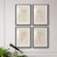 Floral Contour Study I - Ensemble de 4 cadres photo-1183324351-1183324345