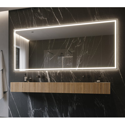 Miroir de salle de bain/coiffeuse illuminé Harmony