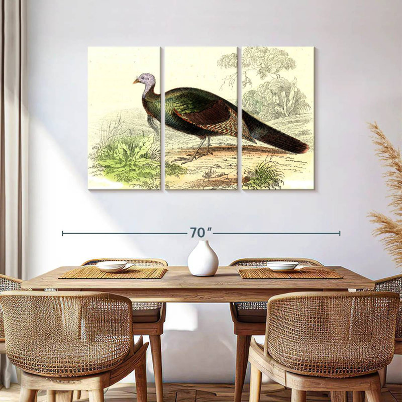 Brampt Wild Turkey, 36" H x 57" W