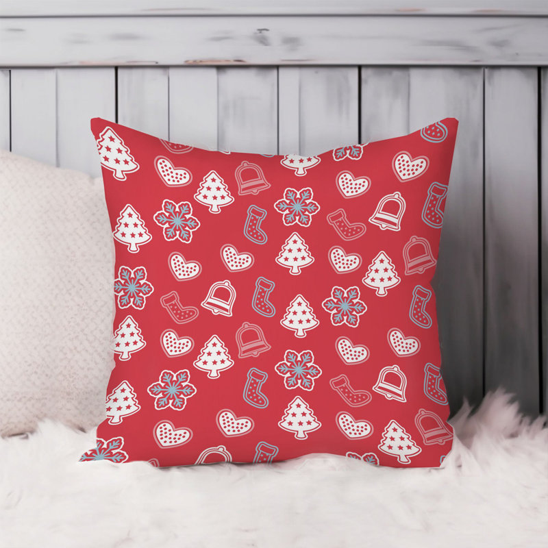 Holiday Christmas Pattern VII Modern, 16"H x 16"W