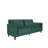 Perdue 81.5" Velvet Square Arm Convertible Sofa-1134429063