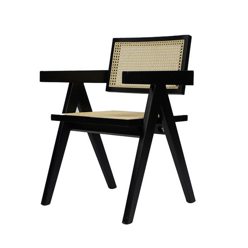 Cavaco Ash Dining Chair, Black/Natural