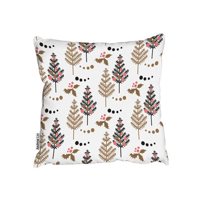 Indoor / Outdoor Floral Square Cushion