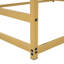 Lit plateforme en métal, format grand lit, construction solide