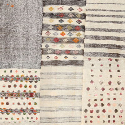 Tapis ivoire / gris clair Oli
