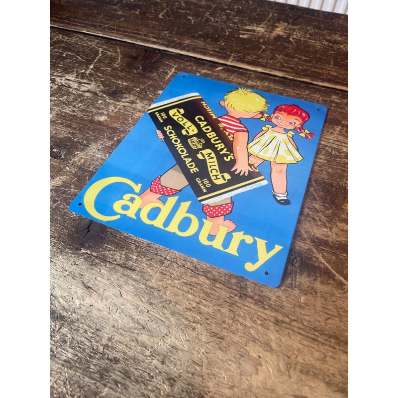 Cadbury's Chocolate Blue - No Frame Print on Metal