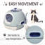 Mermec Plastic Litter Box Enclosure with Scoop