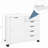 Liutcho Mobilable Wood File Storage Cabinets with Power Outlets and Door Home Office Lateral Filing Cabinet with Lock Printer Stand for Home Office
