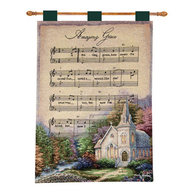  26" x 36" Brown Cotton Blend Decorative Wall Hanging