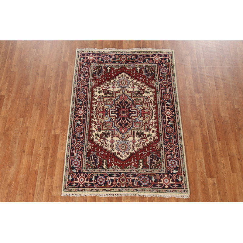One-of-a-Kind 4' X 5'11" Wool Area Rug in