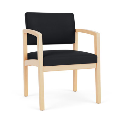 Lenox Wood Waiting Reception Guest Chair Wood Frame