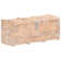 Storage Chest Storage Box Trunk with Lock for Bedroom Solid Wood Acacia