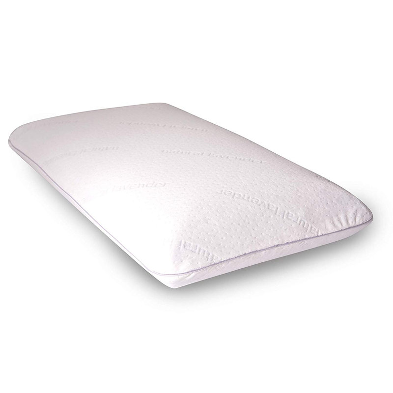 New York Memory Foam Medium Pillow, Lavender