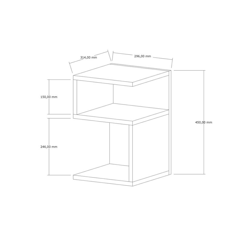Table d'appoint, Anthracite
