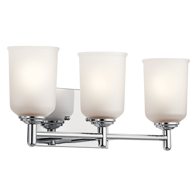 Hopedale 3 - Light Vanity Light, Chrome