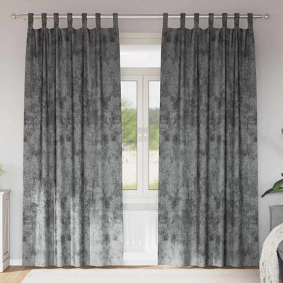 Alithia Velvet Room Darkening Curtain Pair