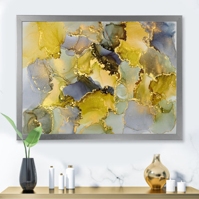 " Green Luxury Abstract Fluid Art V "