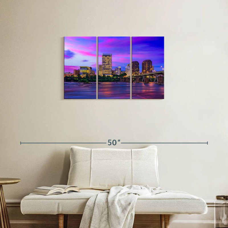 Rorry Downtown Richmond Skyline, 20" H x 33" W