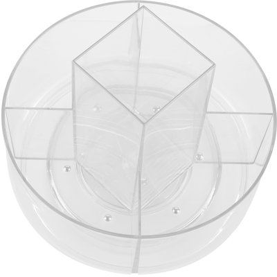 Avard Plastic 5 Compartment Makeup Organizer