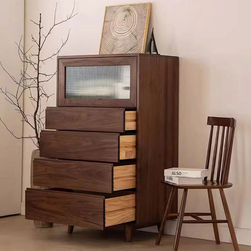 Armoire d'appoint simple de style japonais