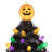 Mini Halloween Trees - Black