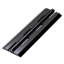 3x Black Acrylic Piano Hinges 150 mm, Continuous Plastic Hinges
