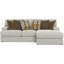 Aguilar - Canapé-lit 2 pièces avec sièges confortables et 6 coussins décoratifs inclus-750908971