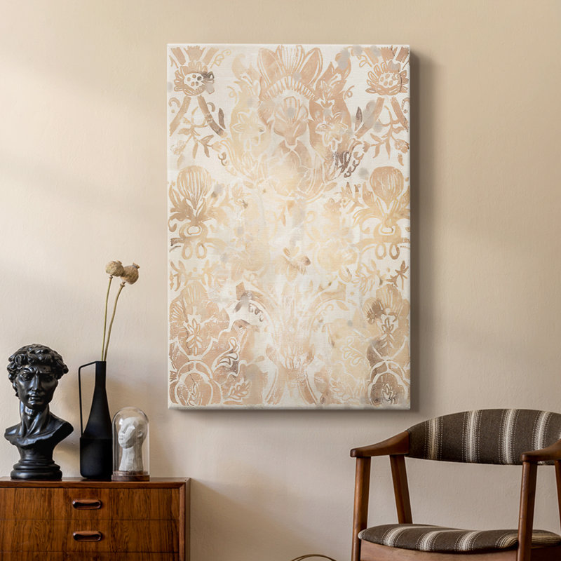 Noyer damassé III - galerie sur mesure, H 36 po x l 24 po