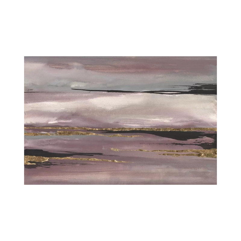 Gilded Storm III by Chris Paschke - Print on Canvas, Wrapped Canvas, 152.5 cm H x 101.5 cm W x 3.175 cm D