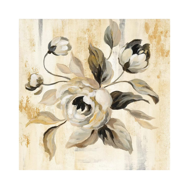 English Rose II 1 Piece Wrapped Canvas Painting, 30.48cm H x 30.48cm W x 1.905cm D
