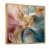 Toile avec cadre flottant or
