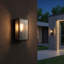 Matte Black 23cm H Outdoor Sconce