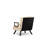 Modern 1-Seat Sofa-Bed, Cream Color | 100% Metal Frame, 100% Polyester Fabric | Dimensions: 26.4 x 26.4 x 16.1 inches | 14-Level Adjustable Backrest, Easy Conversion to Bed, Maximum Weight Capacity: 220 lbs-280009921