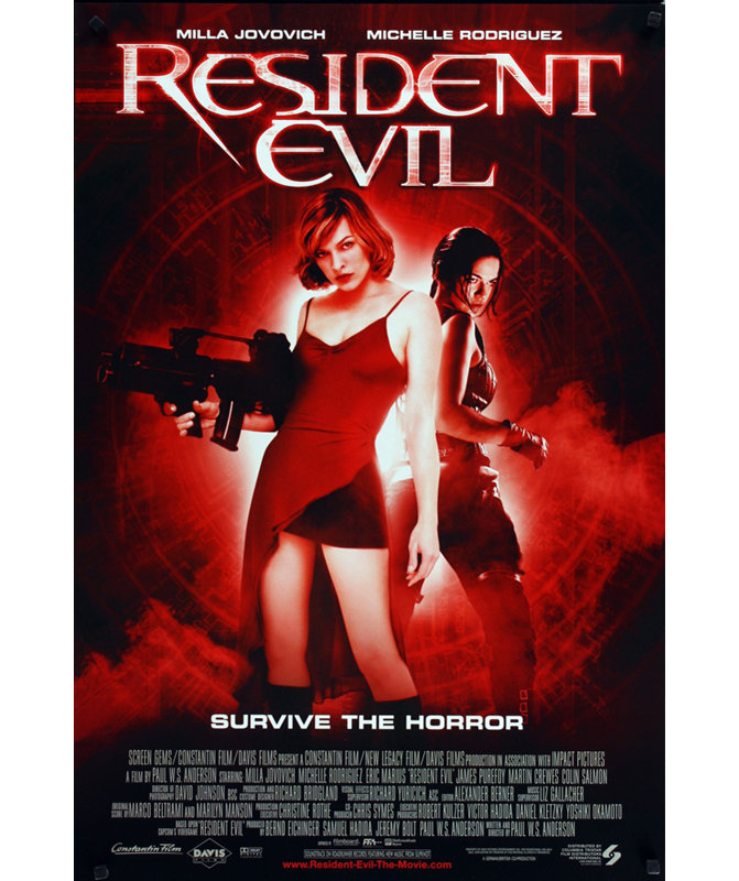 Resident Evil, 24" H x 16" W