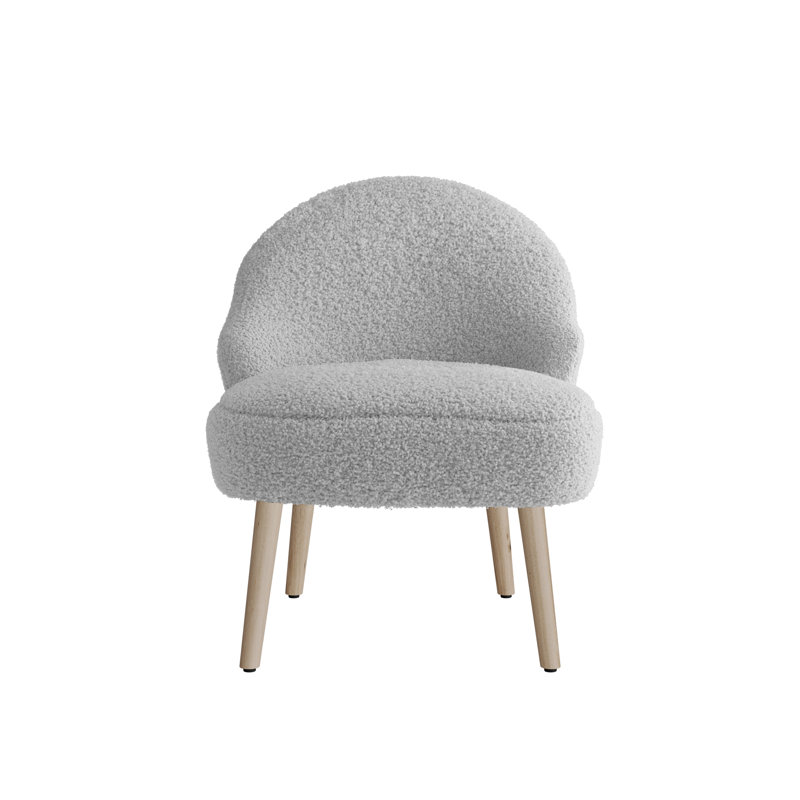 Upholstered Accent Chair, Grey