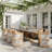 Rectangular Dining Table Gray