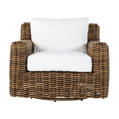 Fauteuil pivotant Montauk - Raphia
