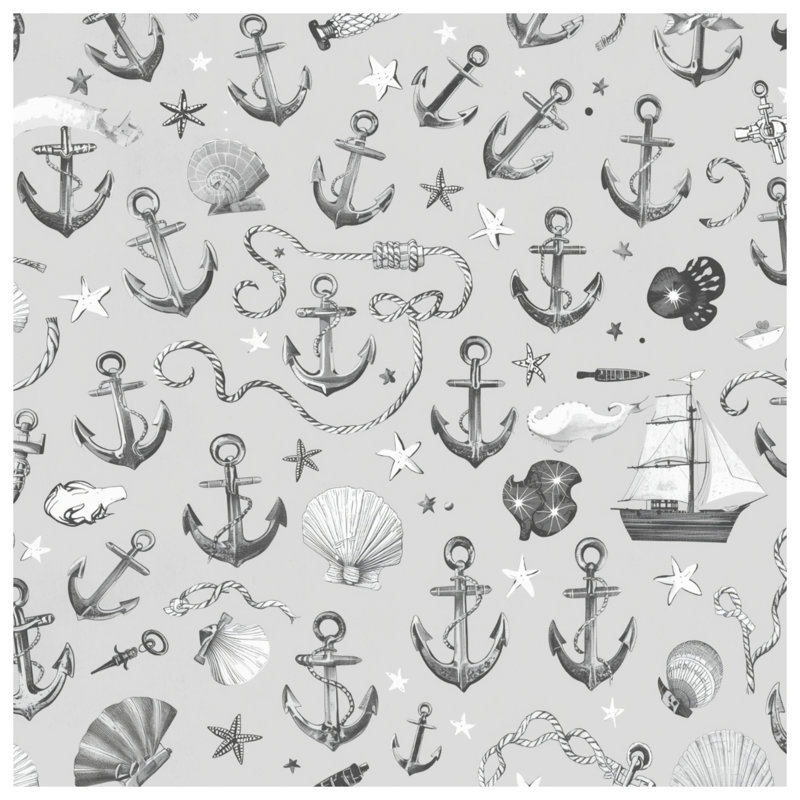 Toile tendue à motif de coquillages nautiques en plusieurs tailles, 12 x 12 pouces