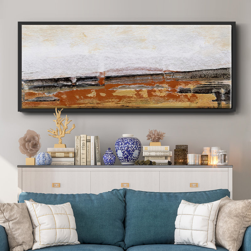 Bridges Ochre III - Framed Canvas