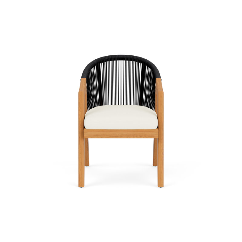 Alpine Outdoor Dining Armchair, Sailcloth Salt