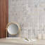 Norway 2x6 Polished Marble and Pearl Waterjet Mosaic Tile-1458114089