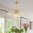 Mid-Century Modern 6-light Dimmable Tiered Crystal Chandelier Luxury-346289785-346289787