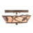 Wynsum Glass Semi Flush Mount