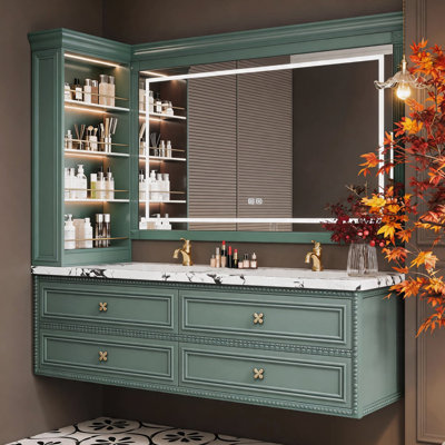 Armoire de salle de bain rétro