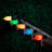  25 Feet LED C9 String Lights, Ceramic Multicolor, 25 Bulbs with 12 Inch Spacing on Black Wire, Connect Up To 43 Strings Together, Shatterproof and Weather Resistant Removable Bulbs