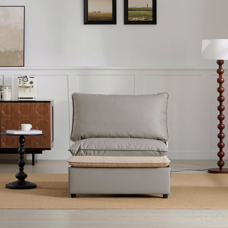 Fauteuil d'appoint simple de style moderne