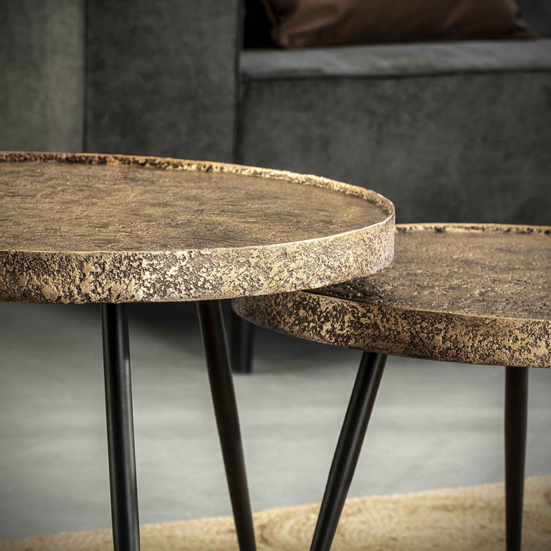 2-piece coffee table set Heinrich