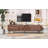 Mid Century Style TV Stand With Two Drawers, Ideal Media Console For Large Tvs, Entertainment Center With Storage For Various Living Spaces