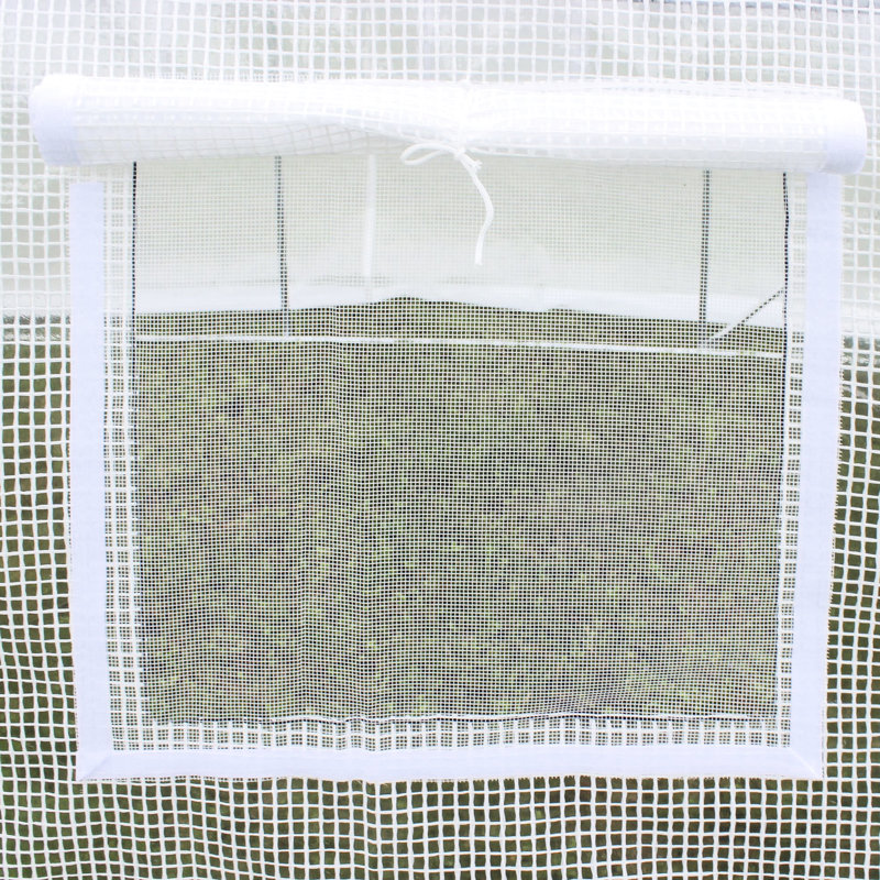 Couvercle de serre imperméable robuste pour serre avec panneaux de porte et de fenêtre